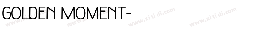 Golden Moment字体转换